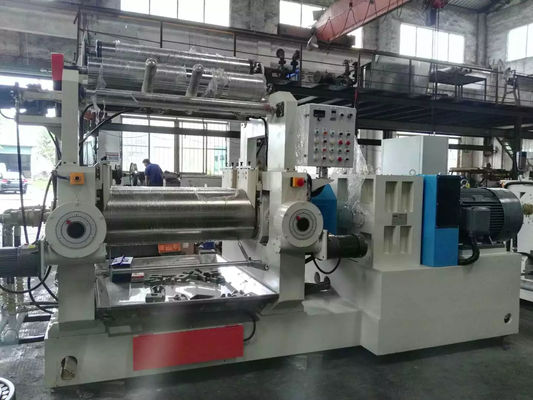Buon prezzo 18 Seconda macchina elettrica per la miscelazione della gomma certificata SGS con freno idraulico per la miscelazione della gomma in linea