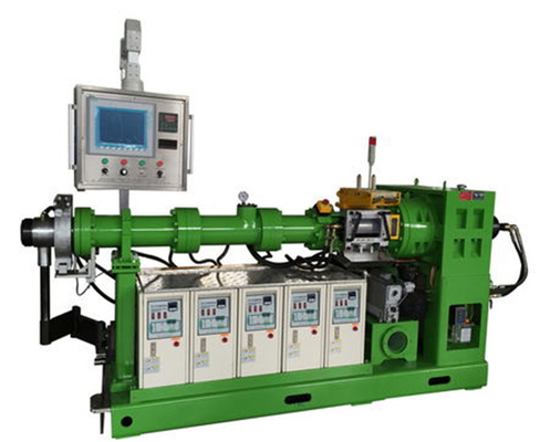 comprare Estrusore per cavo in gomma a vite singola per macchina per estrusore in gomma a freddo online manufacture