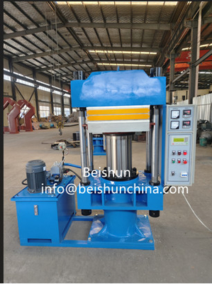 comprare Tela calda di dimensioni piccole quattro colonne Flat Rubber Molding Press 500*500mm Pressione 80 tonnellate online manufacture