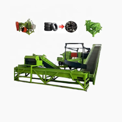 comprare Sistema di riciclaggio dei pneumatici a basso costo a controllo PLC Flusso 500-2500 kg/h online manufacture