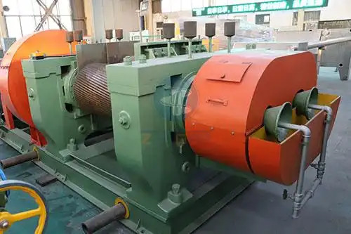 comprare 110kw concassatrice di gomma per il riciclaggio di pneumatici di scarto Produrre polvere di gomma con controllo PLC online manufacture