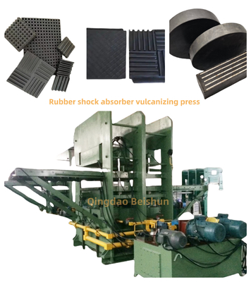 comprare 1000 tonnellate PLC Controllo di gomma Placca di smorzamento Pressa di stampaggio idraulica Gomma vulcanizzazione macchina di stampaggio online manufacture