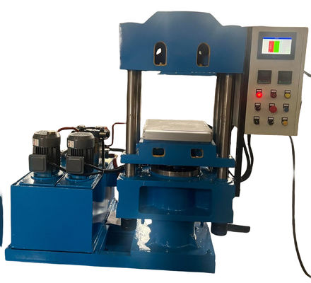 comprare 250mm Plunger Diameter Rubber Vulcanizing Press Machine with Manual Operation and 57.6kw×2 Heating Power online manufacture