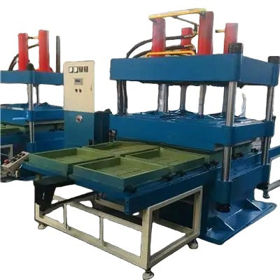 comprare 100T pressione idraulica 1000x1000 piastra piatta vulcanizzante macchina - gomma granulo pavimento piastrelle macchina online manufacture