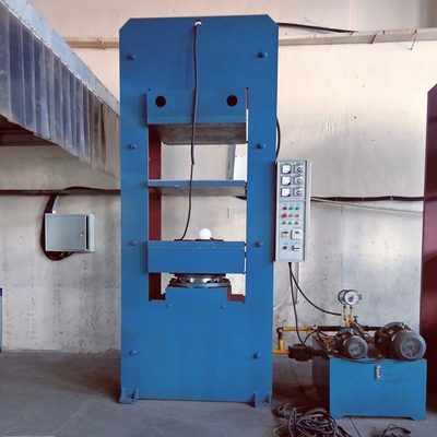 comprare Macchinari per la produzione di pneumatici in gomma piena - Pressa a caldo a doppio strato da 100 tonnellate - Attrezzatura per la produzione di ruote in gomma online manufacture
