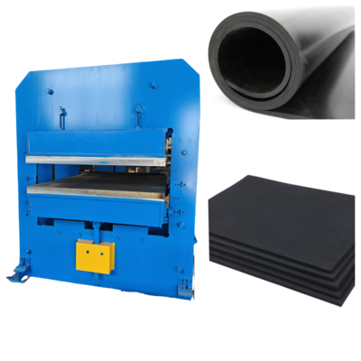 comprare 800 Ton Clamping Force Rubber Vulcanizing Press For EPDM Rubber Sheet Manufacturing online manufacture