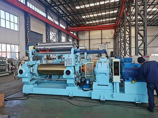 Buon prezzo 16'' Mescolatore aperto automatico per gomma / Con rulli a faccia dura / Motore ad alta potenza in linea