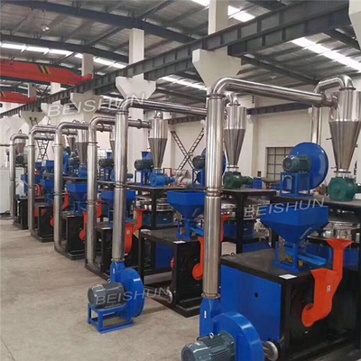 Macchina per la frantumazione della polvere di gomma del polverizzatore della macchina per il riciclaggio di pneumatici di scarto della maglia 20-80
