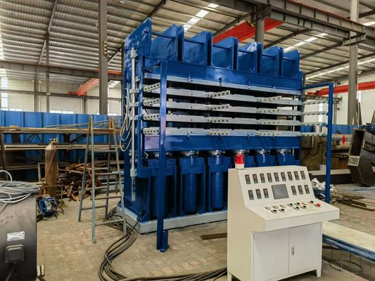 Buon prezzo PLC 4 strati Pressa di vulcanizzazione idraulica per camion prefabbricato in linea