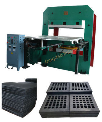 Buon prezzo Piastra di gomma resistente agli urti / schermo di gomma vulcanizzante macchina di stampaggio con spinta tirare muffa da riscaldamento elettrico in linea