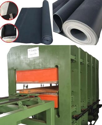 Buon prezzo Pressa di vulcanizzazione idraulica a piattaforma piatta per la produzione di materiali impermeabilizzanti per gomma EPDM in linea