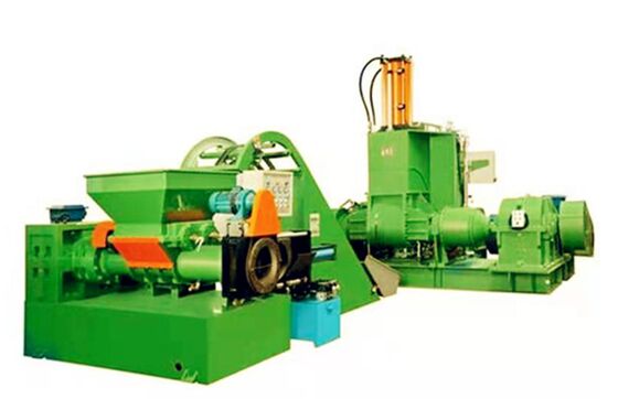 Qualità Linea di produzione di granuli di gomma EPDM con un diametro di vite di 120 mm, controllo PLC e riscaldamento elettrico per l'estrusione di profili di gomma di alta qualità Fabbrica