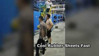 Macchina di raffreddamento batch in gomma per un raffreddamento efficiente