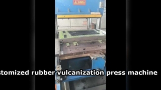 Macchina per vulcanizzare prodotti in gomma con forza di formatura di stampi da 100 tonnellate, tavolo di lavoro da 600 × 600 mm